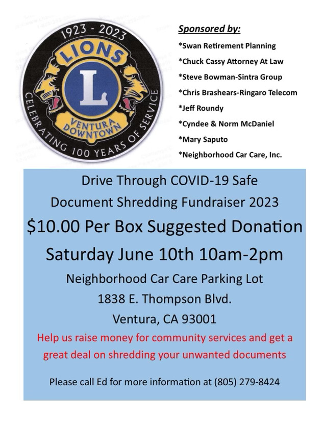 Shred Event 2023 Flyer