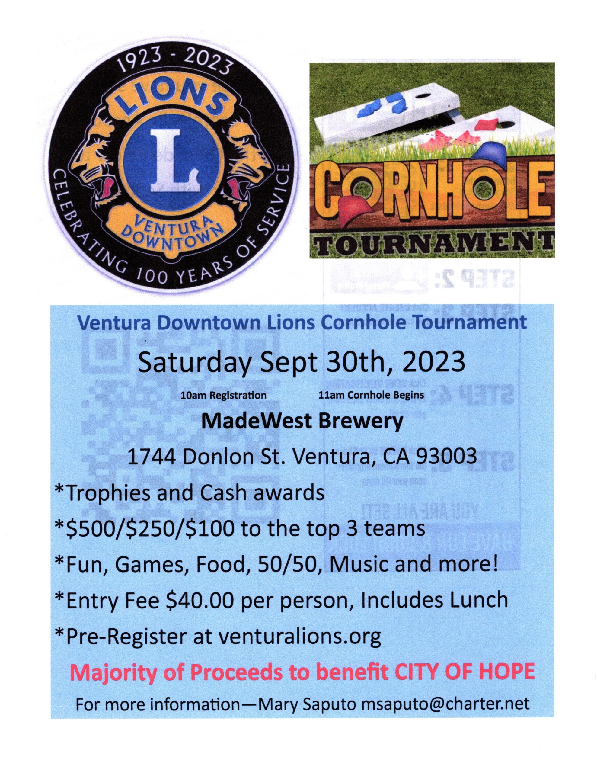 Cornhole Tournament Flyer